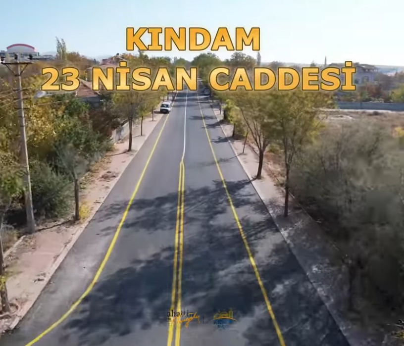 Kındam 23 Nisan Caddesi'nde Asfalt Çalışmamız Sona Erdi